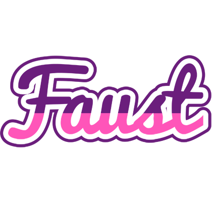 Faust cheerful logo