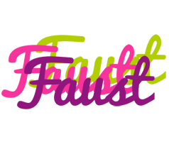 Faust flowers logo