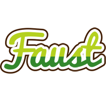 Faust golfing logo