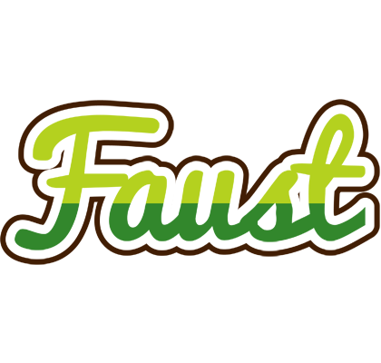 Faust golfing logo