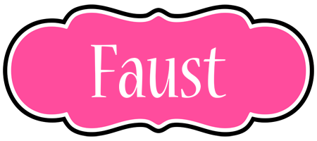 Faust invitation logo