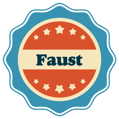 Faust labels logo