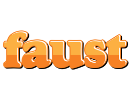 Faust orange logo