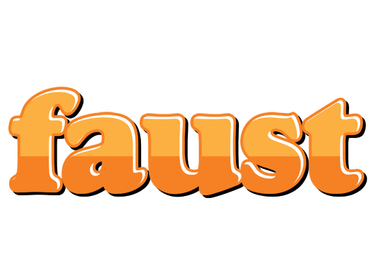 Faust orange logo