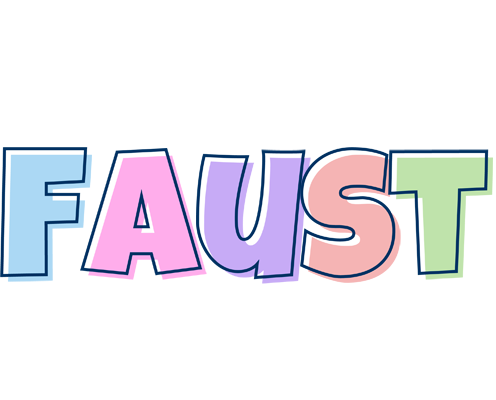 Faust pastel logo