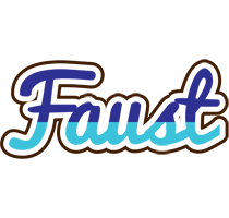 Faust raining logo