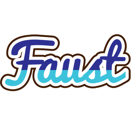Faust raining logo