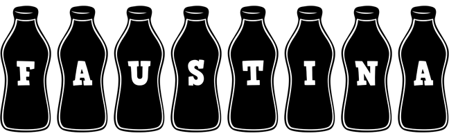 Faustina bottle logo
