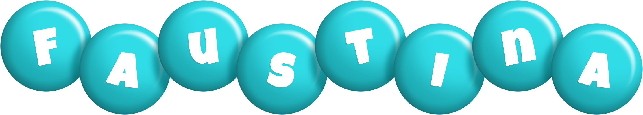 Faustina candy-azur logo