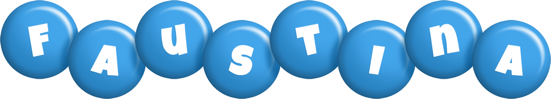 Faustina candy-blue logo