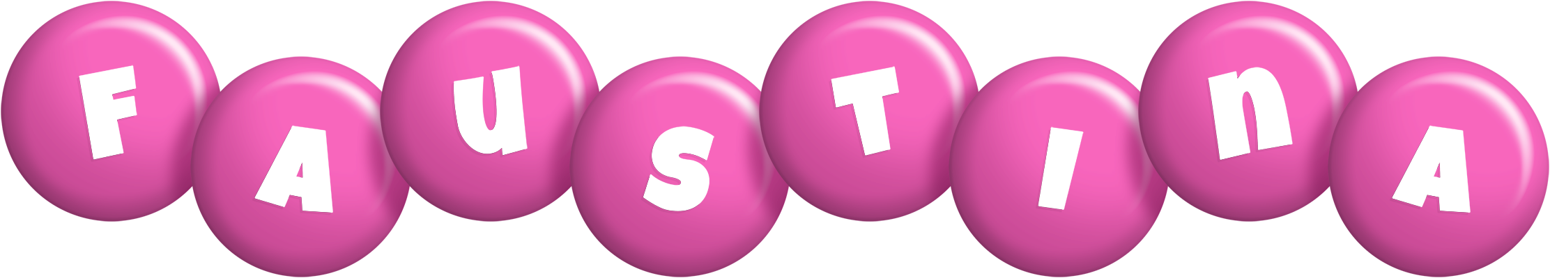 Faustina candy-pink logo
