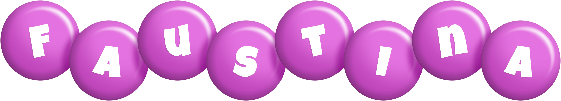 Faustina candy-purple logo