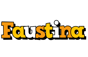 Faustina cartoon logo