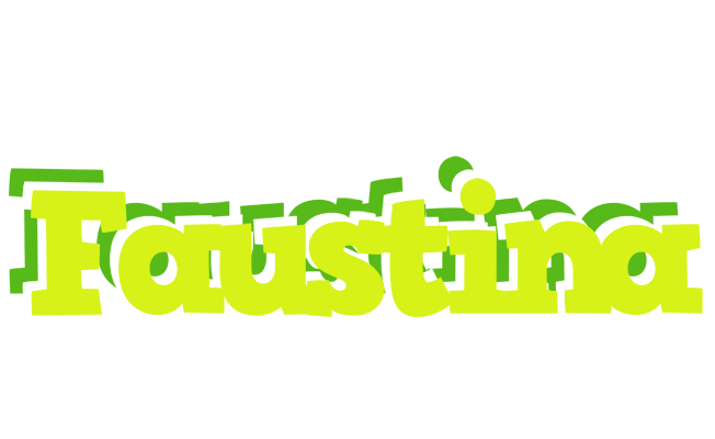 Faustina citrus logo