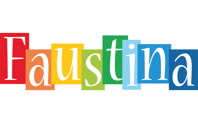 Faustina colors logo