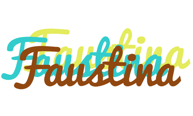 Faustina cupcake logo