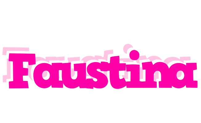 Faustina dancing logo