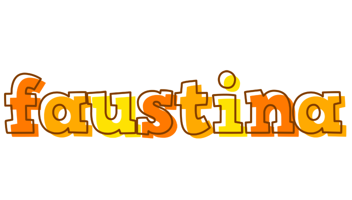 Faustina desert logo