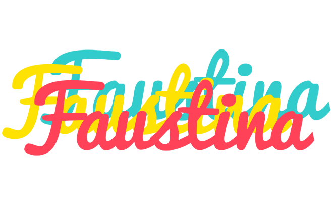 Faustina disco logo