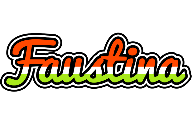 Faustina exotic logo