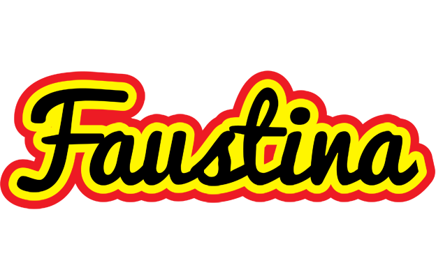 Faustina flaming logo