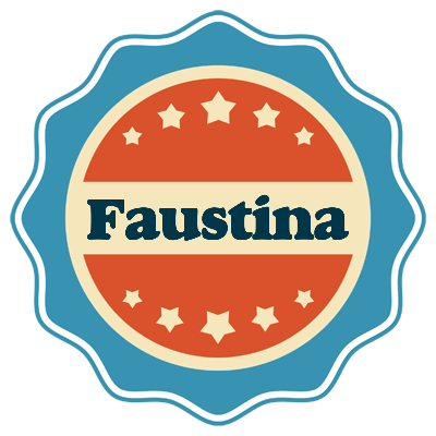 Faustina labels logo