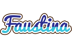 Faustina raining logo