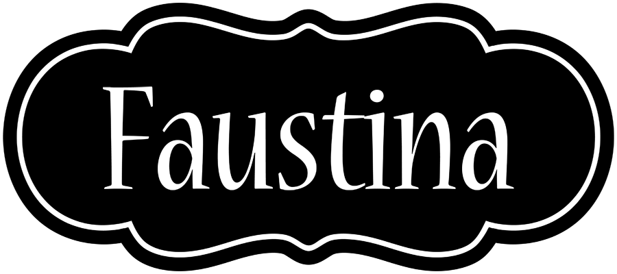 Faustina welcome logo