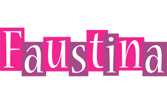 Faustina whine logo