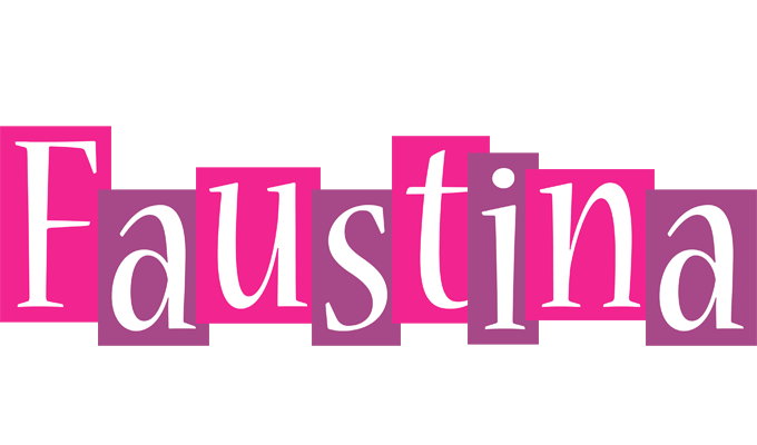 Faustina whine logo