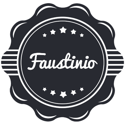 Faustinio badge logo