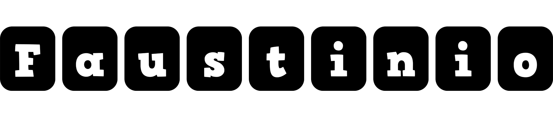 Faustinio box logo
