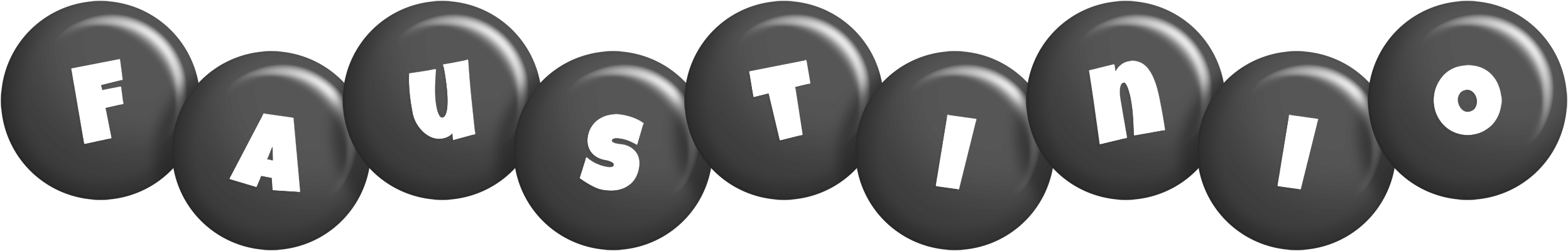 Faustinio candy-black logo