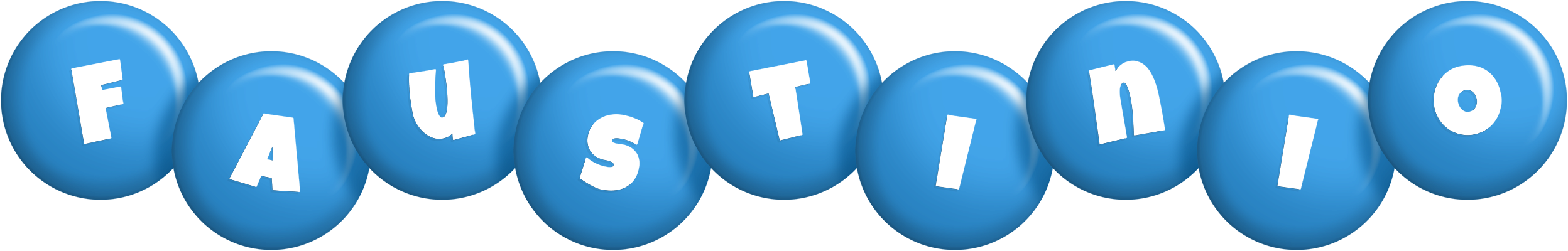 Faustinio candy-blue logo