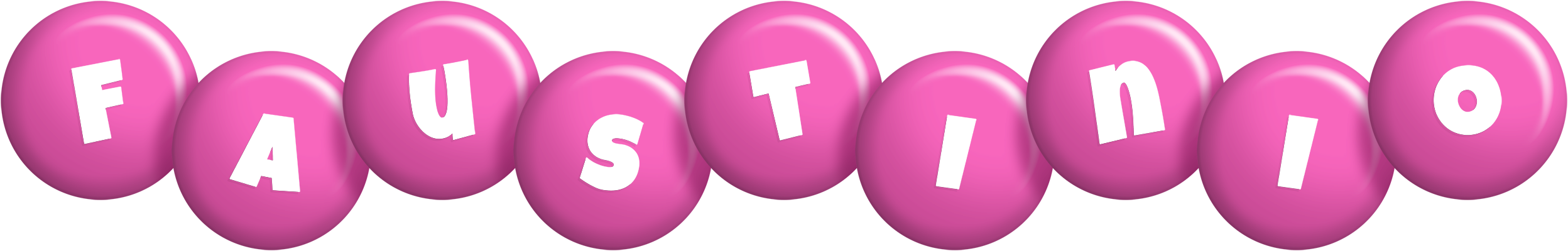 Faustinio candy-pink logo