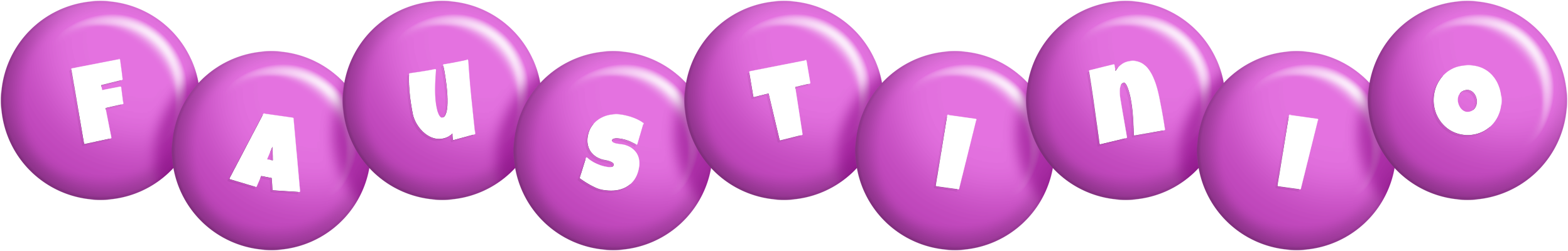 Faustinio candy-purple logo