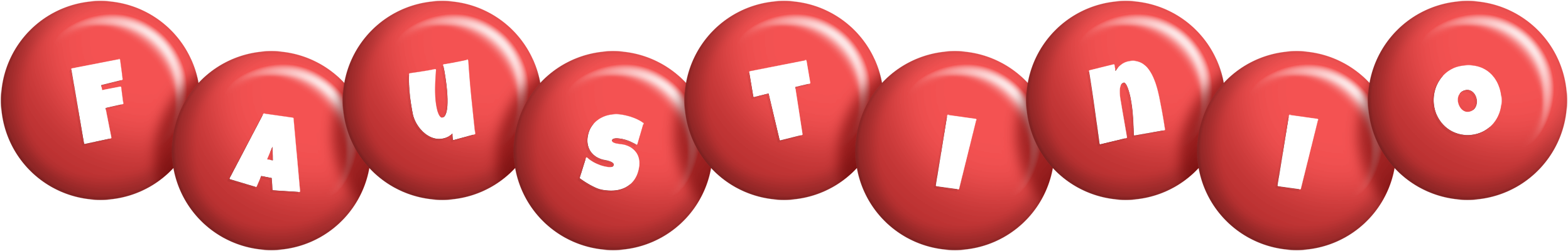 Faustinio candy-red logo