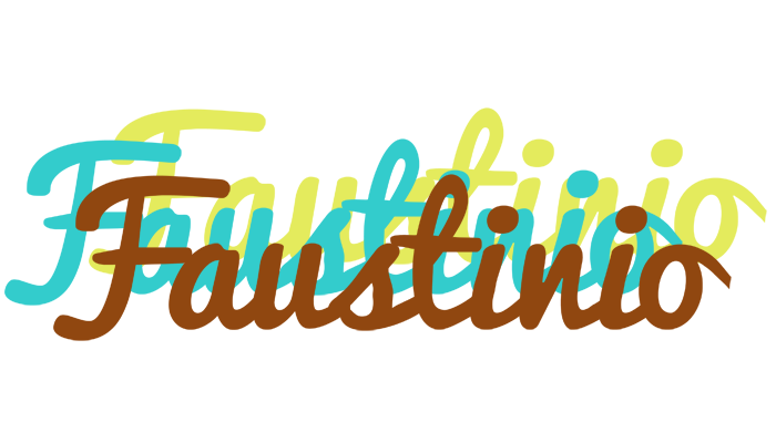 Faustinio cupcake logo