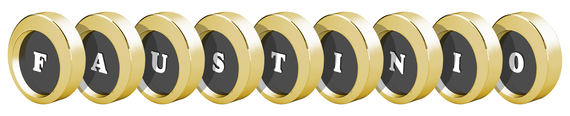 Faustinio gold logo