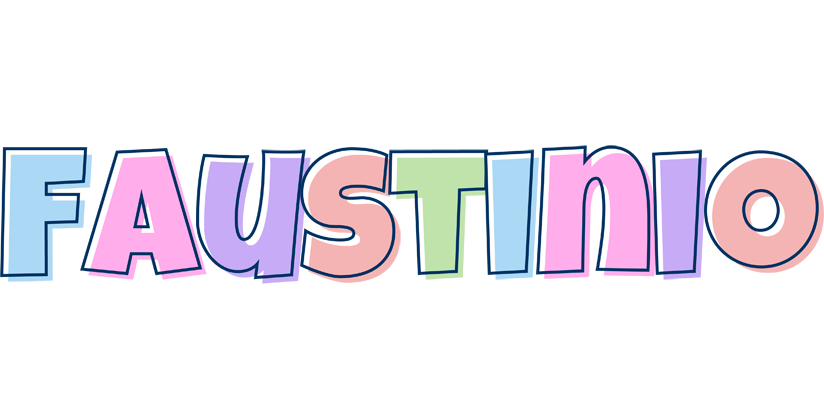 Faustinio pastel logo