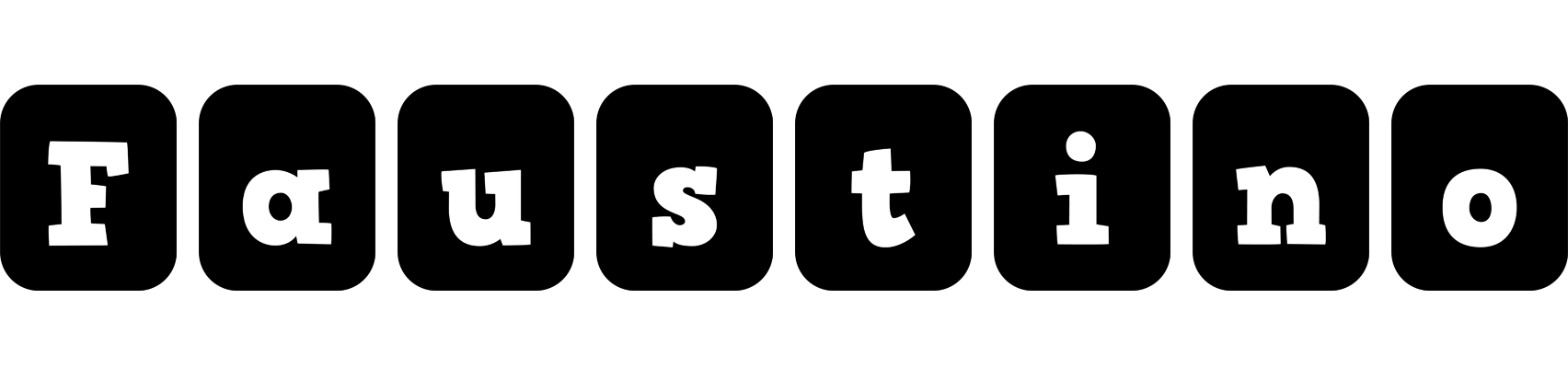 Faustino box logo