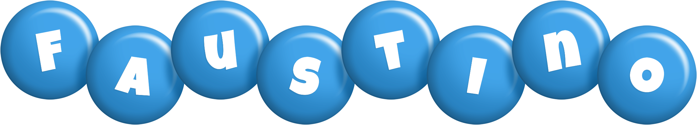 Faustino candy-blue logo