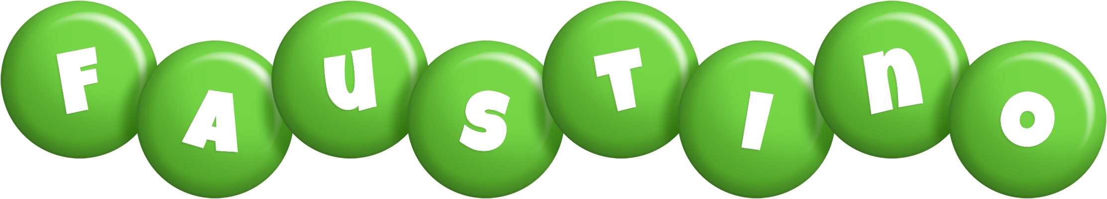 Faustino candy-green logo