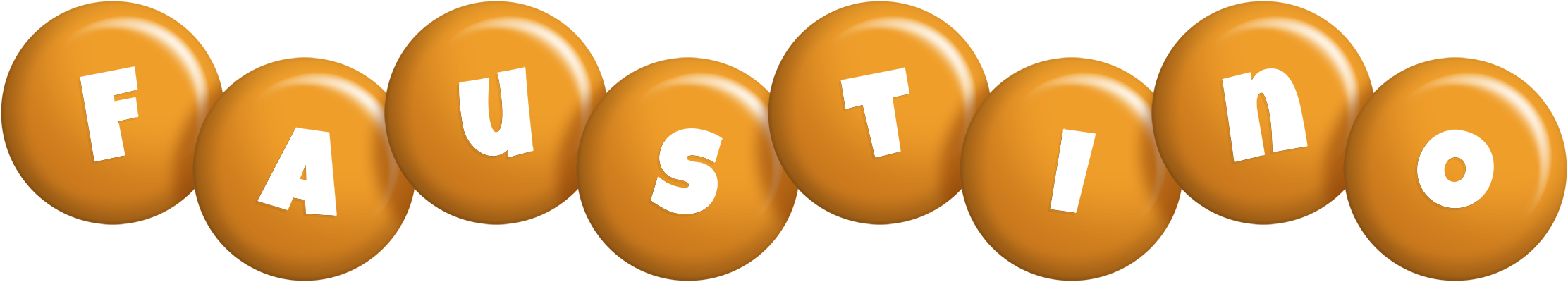 Faustino candy-orange logo