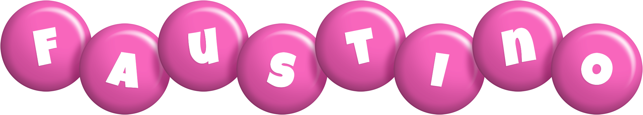 Faustino candy-pink logo