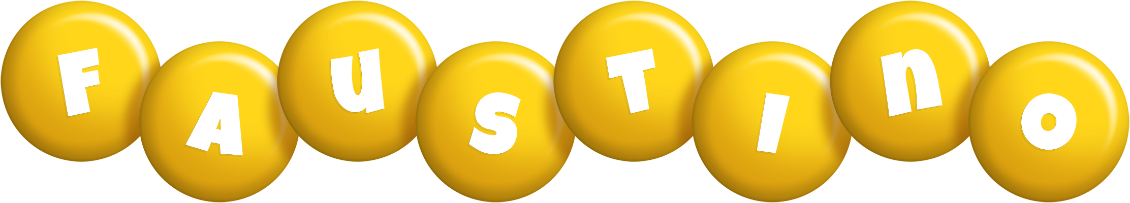 Faustino candy-yellow logo