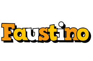 Faustino cartoon logo