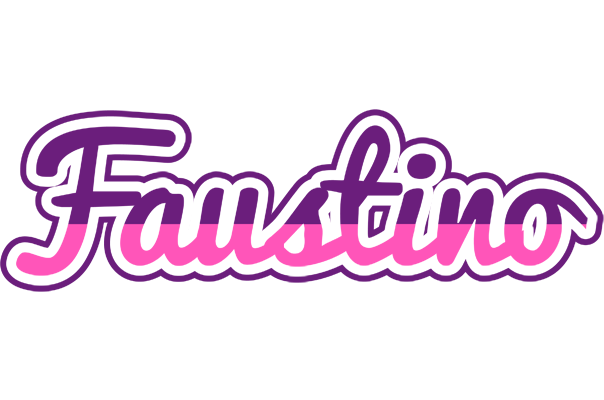 Faustino cheerful logo