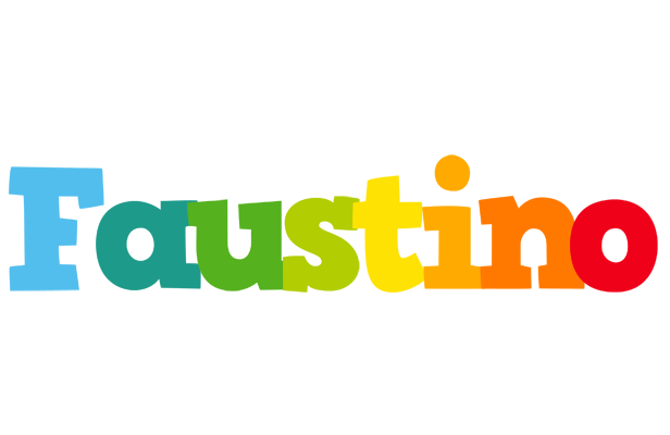 Faustino rainbows logo