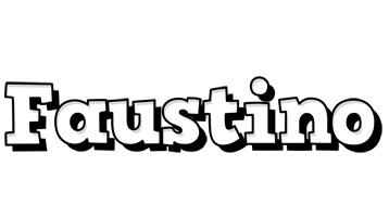 Faustino snowing logo